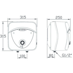 Vandens šildytuvas Ariston ANDRIS LUX 6 OR 5.6L