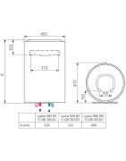 Elektrinis vandens šildytuvas Ariston LYDOS WI-FI 80 V