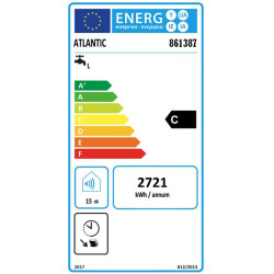 Elektrinis vandens šildytuvas Atlantic O'Pro+ 120 1.5kW
