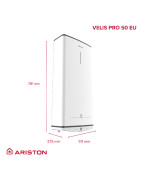Elektrinis vandens šildytuvas Ariston VELIS PRO 50, 45L