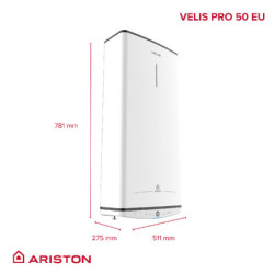 Elektrinis vandens šildytuvas Ariston VELIS PRO 50, 45L
