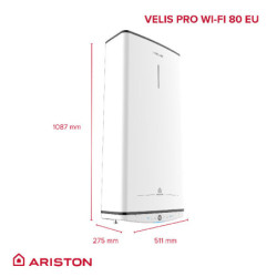 Elektrinis vandens šildytuvas Ariston VELIS PRO Wi-Fi 80, 65L