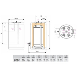 Akumuliacinė talpa Gorenje ZV 100 FS