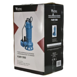 Fekalinis siurblys su smulkintuvu Fury Vantec 370 0.37kW 230V