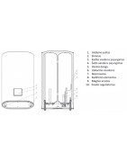 Elektrinis vandens šildytuvas Ferroli Titano Twin 100, 90L