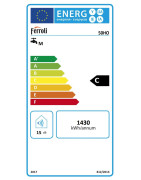 Elektrinis vandens šildytuvas Ferroli Calypso 50 HO, 50L