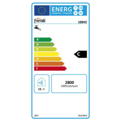 Elektrinis vandens šildytuvas Ferroli Calypso 100 HO, 100L