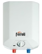 Vandens šildytuvas Ferroli Novo 10, 10L, virš plautuvės