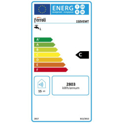 Kombinuotas vandens šildytuvas Ferroli Calypso MT 150 VE, 150L