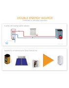 Kombinuotas vandens šildytuvas Ferroli Calypso MT 80 VE, 80L