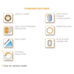 Kombinuotas vandens šildytuvas Ferroli Calypso MT 100 VE, 100L