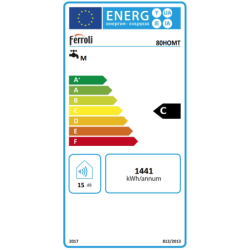 Kombinuotas vandens šildytuvas Ferroli Calypso MT 80 HO, 80L