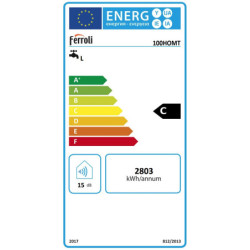 Kombinuotas vandens šildytuvas Ferroli Calypso MT 100 HO, 100L