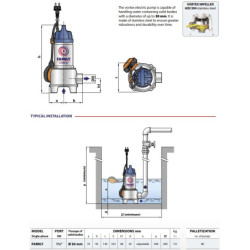 Fekalinis siurblys Pedrollo FAMILY 0.50kW 230V
