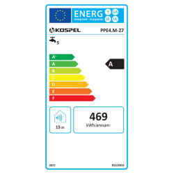 Momentinis boileris Kospel PPE4.M LCD WiFi 27kW