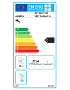 Elektrinis vandens šildytuvas Ariston INITIO XP 200 2.2kW 200L - Erp ženklinimas
