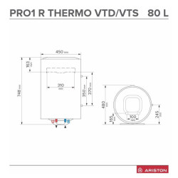 Ariston PRO1 R 80 VTS schema
