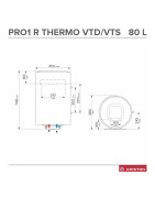 Ariston PRO1 R 80 VTD schema