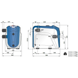 Vandens siurblys Pedrollo DG-BLU 3 su dažnio keitikliu 0.75kW