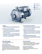 Dvipakopis siurblys Pedrollo TURBO 6B 400V