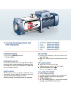 Daugiapakopis siurblys Pedrollo FCR 15/4 400V (5.5 kW, 4 pakopos)