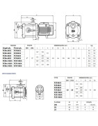 Daugiapakopis siurblys Pedrollo FCRm 80/2 230V (0.3 kW, 2 pakopos)