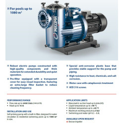 Siurblys baseinams Pedrollo MAXIMA 4/300, 2.2 kW