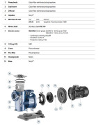 Siurblys baseinams Pedrollo MAXIMA 4/400, 3 kW