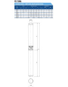 Giluminis vandens siurblys Franklin VS3m/15 E-Tech