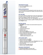 Giluminis vandens siurblys Pedrollo 3SR1/31, 400 V