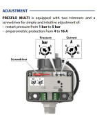 Elektrinis slėgio reguliatorius Pedrollo PRESFLO MULTI 230V 1.5kW