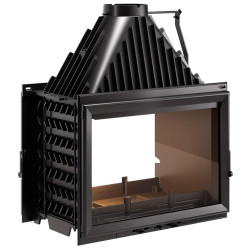 Ketinis židinio ugniakuras Invicta Double Face 800, 12 kW, 795x955x514