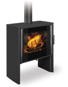 Plieninė krosnelė Romotop Riano 30, juoda, 3.9-10.1 kW