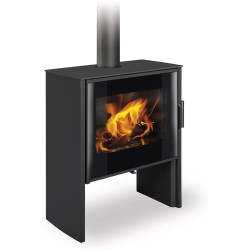 Plieninė krosnelė Romotop Riano 30, juoda, 3.9-10.1 kW