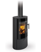 Plieninė krosnelė Romotop Laredo 30, plieno apdaila, 6.5 kW