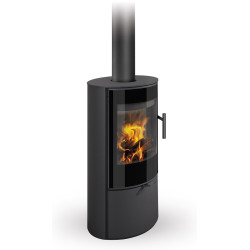 Plieninė krosnelė Romotop Laredo 30, plieno apdaila, 6.5 kW