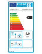 Plieninė krosnelė Victoria Comfort K, 9 kW