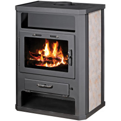 Plieninė krosnelė Victoria Grande BO-tv, 14 kW