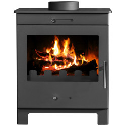 Plieninė krosnelė Victoria Nero, 6 kW