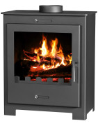 Plieninė krosnelė Victoria Nero Lux, 11 kW