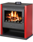 Plieninė krosnelė Victoria Rubin B Red, 13 kW