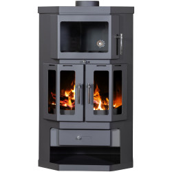 Plieninė krosnelė Victoria Taro 2F su orkaite, 10 kW