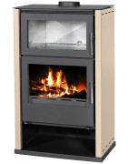 Plieninė krosnelė Victoria Modena F-w su orkaite, 12 kW