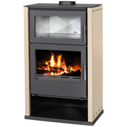 Plieninė krosnelė Victoria Modena F-w su orkaite, 12 kW