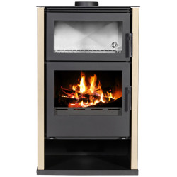 Plieninė krosnelė Victoria Modena F-w su orkaite, 12 kW