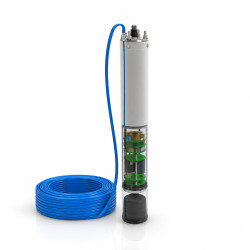 Pastovaus slėgio sistema gręžiniui PM Technology 4OME-150 (variklis su dažnio keitikliu ir valdiklis MESSENGER) 1.1kW 230V