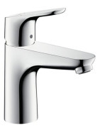 Praustuvo maišytuvas Hansgrohe Focus 100, chromas, su vožtuvu