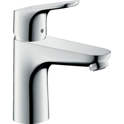 Praustuvo maišytuvas Hansgrohe Focus 100, chromas, su vožtuvu