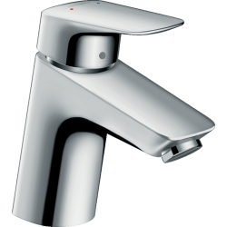 Praustuvo maišytuvas Hansgrohe Logis 70, chromas, su vožtuvu