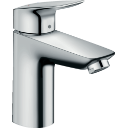 Praustuvo maišytuvas Hansgrohe Logis 100, chromas, su vožtuvu